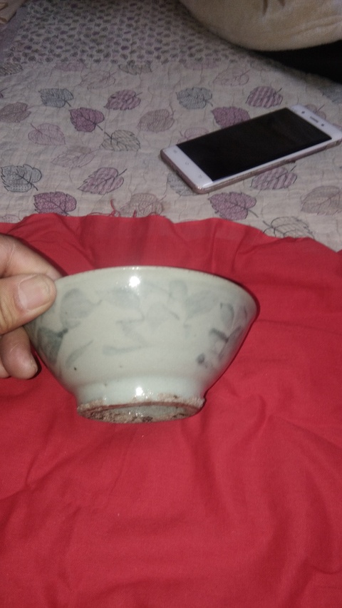 古玩陶瓷青花花卉紋碗拍賣，當前價格6800元