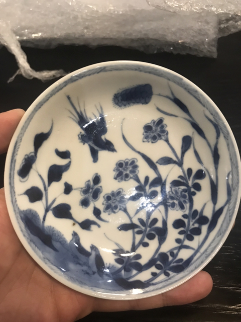 古玩陶瓷青花盤拍賣，當前價格7500元