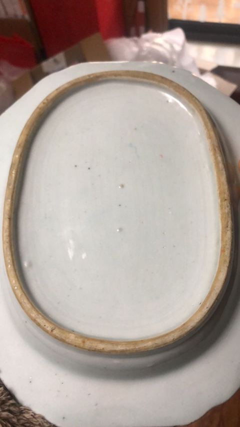 古玩陶瓷青花山水紋盤拍賣，當(dāng)前價格12600元