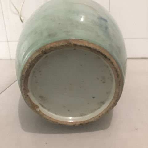 古玩陶瓷牡丹紋冬瓜罐拍賣，當前價格11000元