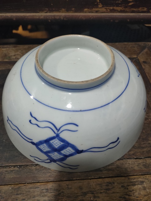 古玩陶瓷青花山水紋碗拍賣，當前價格3000元