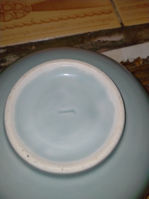 古玩陶瓷豆青釉碗拍賣，當前價格2000元