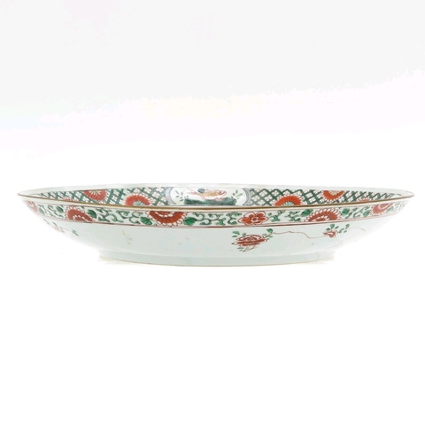 古玩陶瓷五彩盤拍賣，當前價格6800元