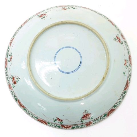 古玩陶瓷五彩盤拍賣，當前價格6800元