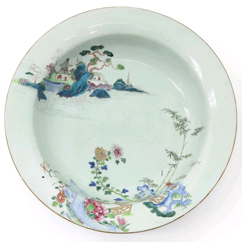 古玩陶瓷五彩盤拍賣，當前價格6800元