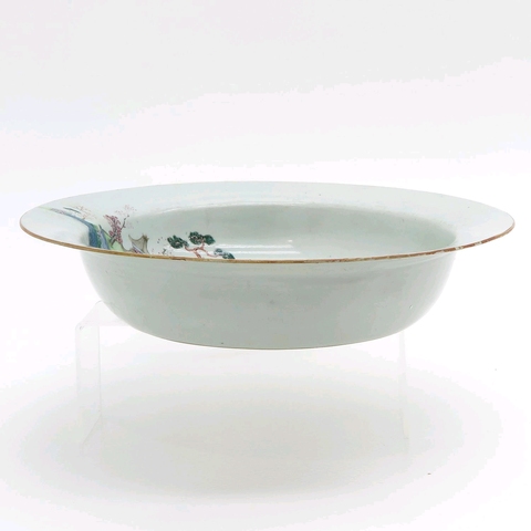 古玩陶瓷五彩盤拍賣，當前價格6800元