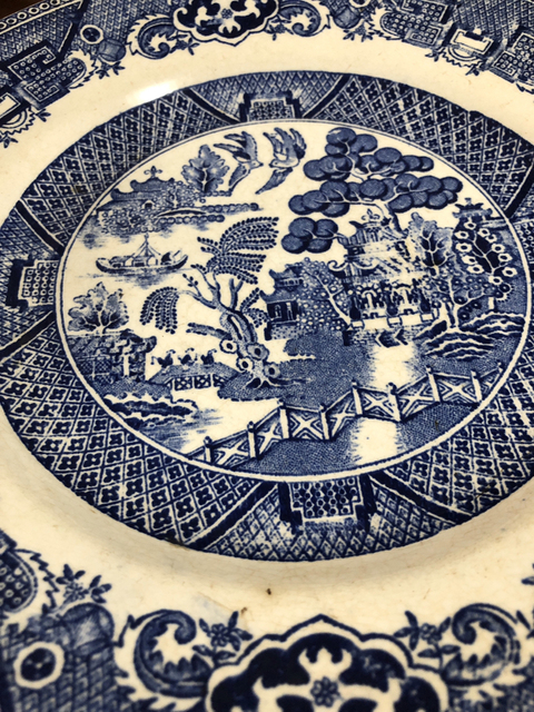 古玩陶瓷青花大盤拍賣，當(dāng)前價格6000元