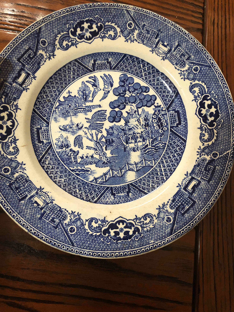 古玩陶瓷青花大盤拍賣，當(dāng)前價格6000元