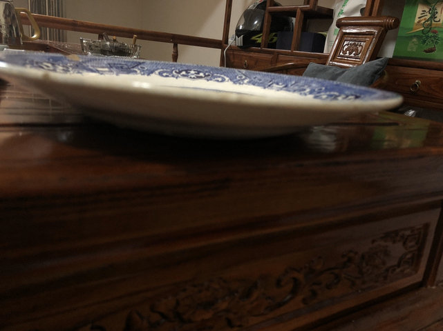 古玩陶瓷青花大盤拍賣，當(dāng)前價格6000元