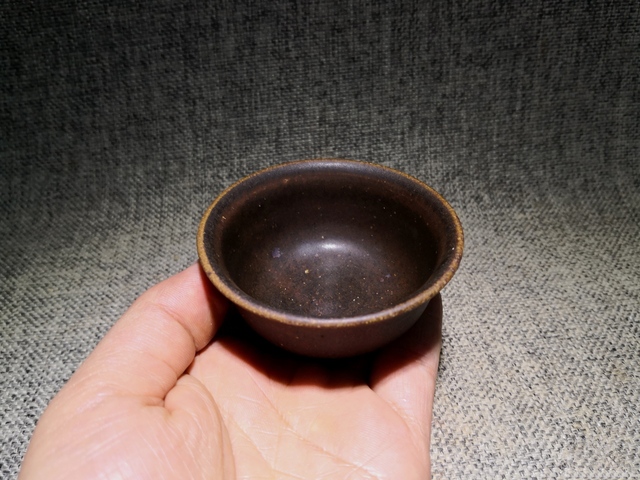 古玩陶瓷醬釉盞拍賣，當前價格7000元