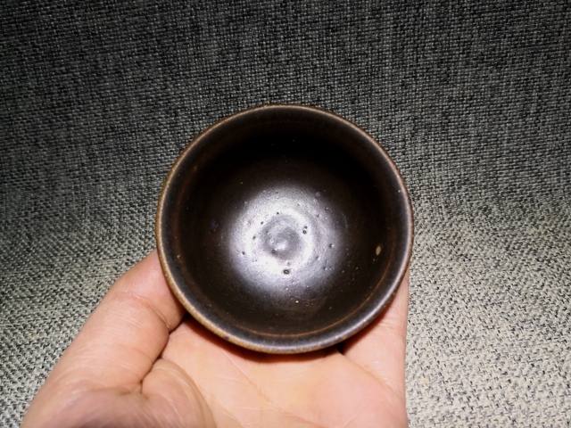 古玩陶瓷醬釉盞拍賣，當前價格7000元