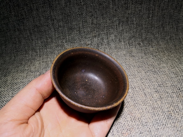 古玩陶瓷醬釉盞拍賣，當前價格7000元