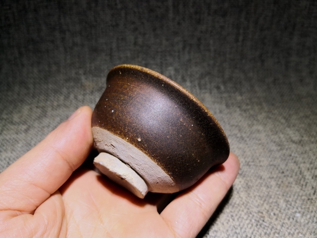 古玩陶瓷醬釉盞拍賣，當前價格7000元