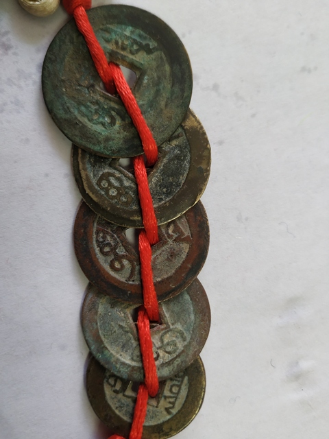 古玩錢幣清代五帝錢一套拍賣，當前價格9600元