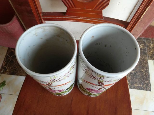 古玩陶瓷彩繪帽筒拍賣，當前價格9200元