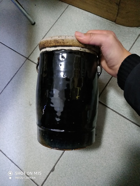 古玩陶瓷黑釉罐拍賣，當(dāng)前價(jià)格11200元