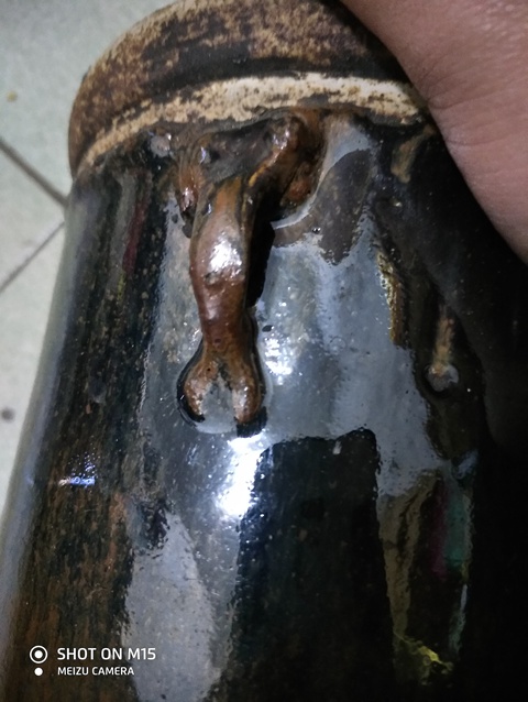 古玩陶瓷黑釉罐拍賣，當(dāng)前價(jià)格11200元