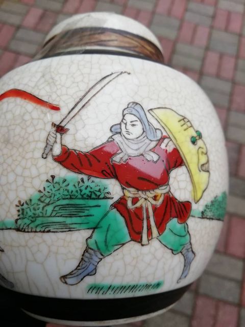 古玩陶瓷哥釉五彩罐拍賣，當前價格14800元