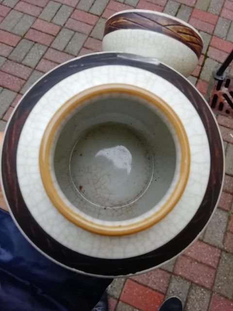 古玩陶瓷哥釉五彩罐拍賣，當前價格14800元