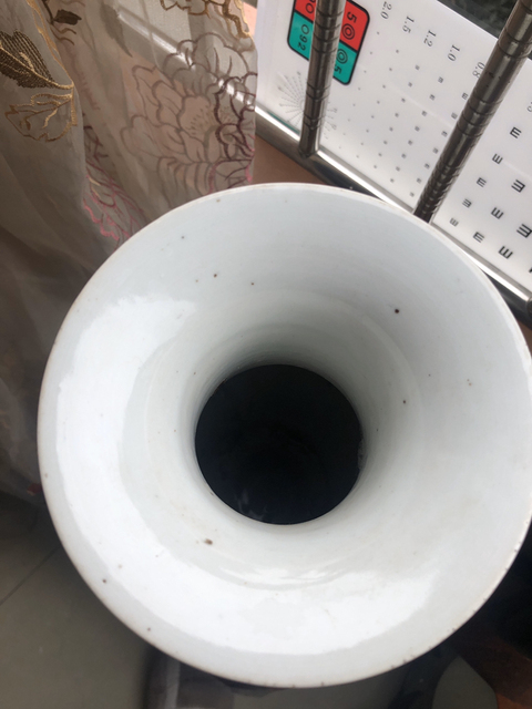 古玩陶瓷粉彩花鳥紋敞口瓶拍賣，當前價格11800元