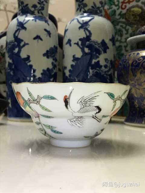 古玩陶瓷粉彩杯拍賣，當前價格14800元