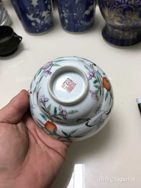古玩陶瓷粉彩杯拍賣，當前價格14800元