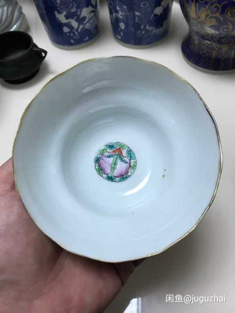 古玩陶瓷粉彩杯拍賣，當前價格14800元