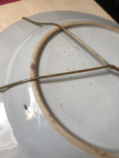 古玩陶瓷粉彩盤拍賣，當前價格5000元