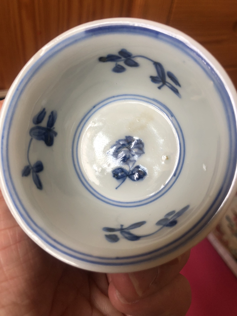 古玩陶瓷青花杯盤拍賣，當前價格6800元