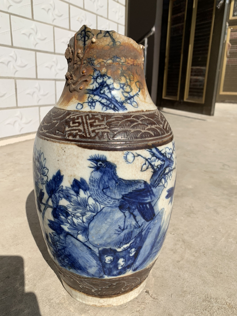 古玩陶瓷青花瓶拍賣，當(dāng)前價格13900元