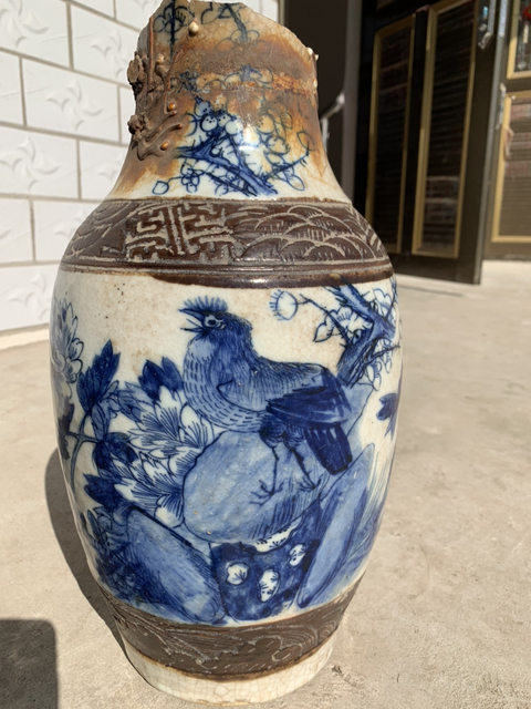 古玩陶瓷青花瓶拍賣，當(dāng)前價格13900元