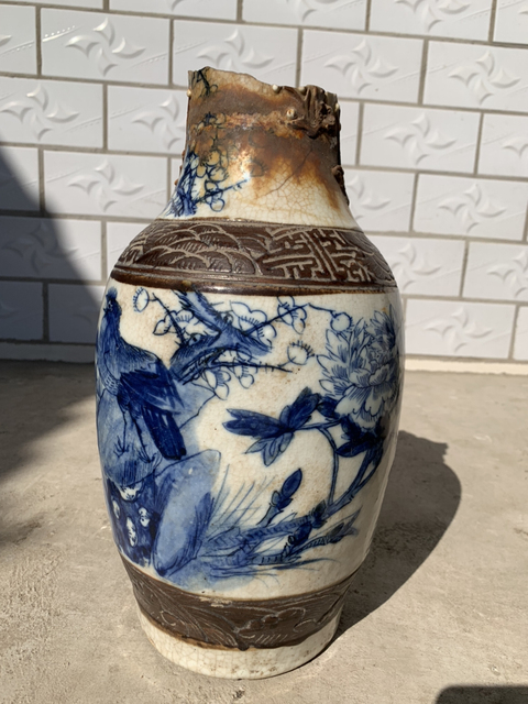 古玩陶瓷青花瓶拍賣，當(dāng)前價格13900元