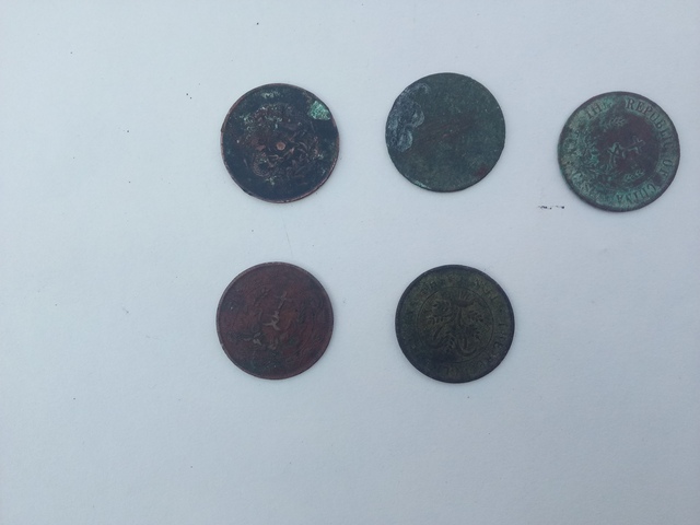 古玩錢幣十文銅幣一組5枚拍賣，當(dāng)前價格1000元