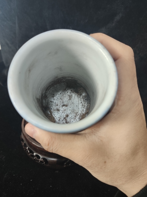 古玩陶瓷祭藍釉筆筒拍賣，當前價格11800元