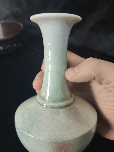 古玩陶瓷吹釉瓶拍賣，當前價格7000元