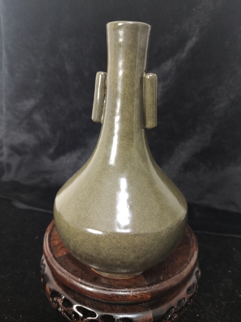 古玩陶瓷茶葉末釉瓶拍賣，當前價格7000元