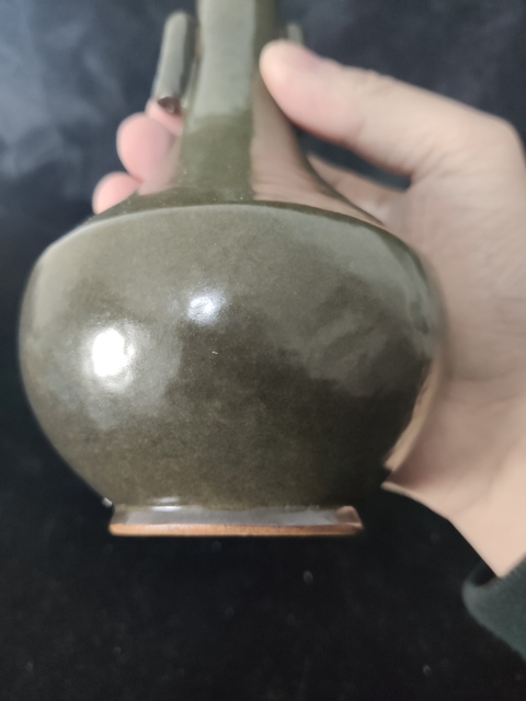 古玩陶瓷茶葉末釉瓶拍賣，當前價格7000元