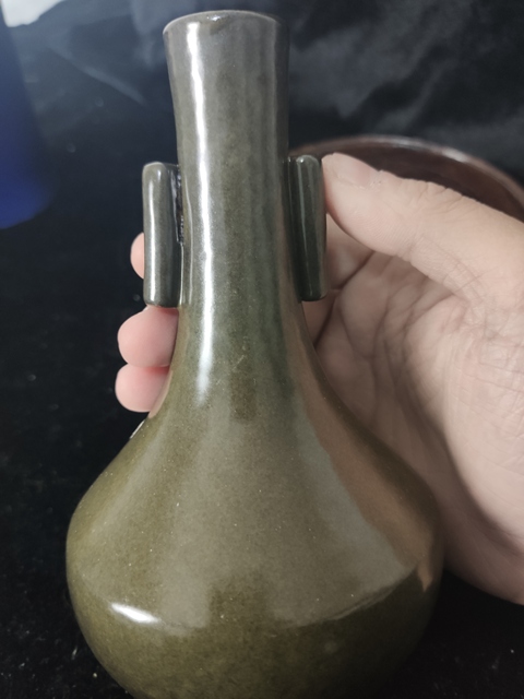 古玩陶瓷茶葉末釉瓶拍賣，當前價格7000元