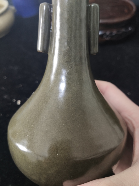 古玩陶瓷茶葉末釉瓶拍賣，當前價格7000元