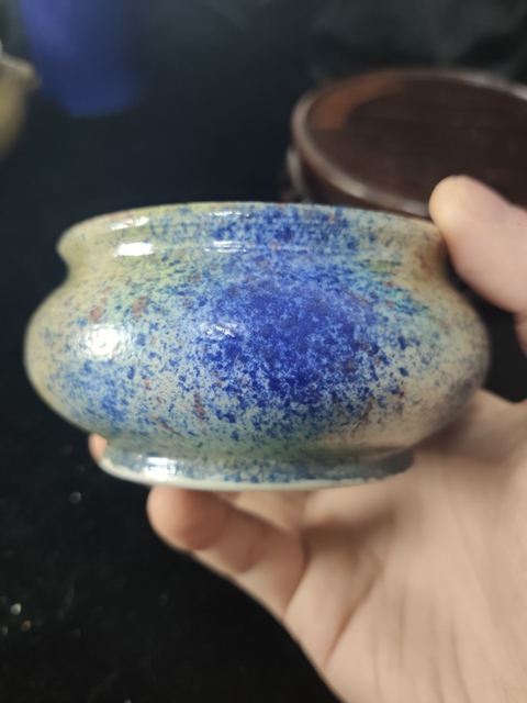 古玩陶瓷吹彩洗拍賣，當前價格6000元