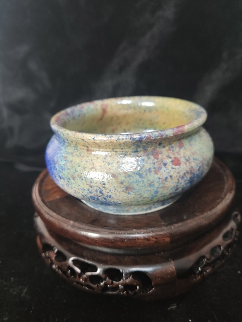 古玩陶瓷吹彩洗拍賣，當前價格6000元