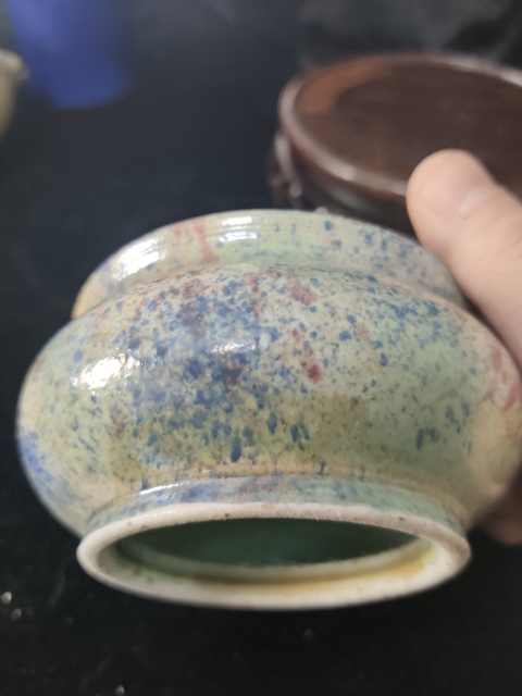 古玩陶瓷吹彩洗拍賣，當前價格6000元