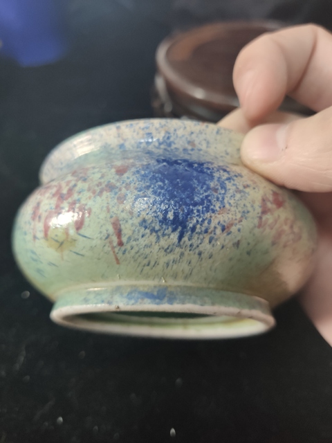 古玩陶瓷吹彩洗拍賣，當前價格6000元