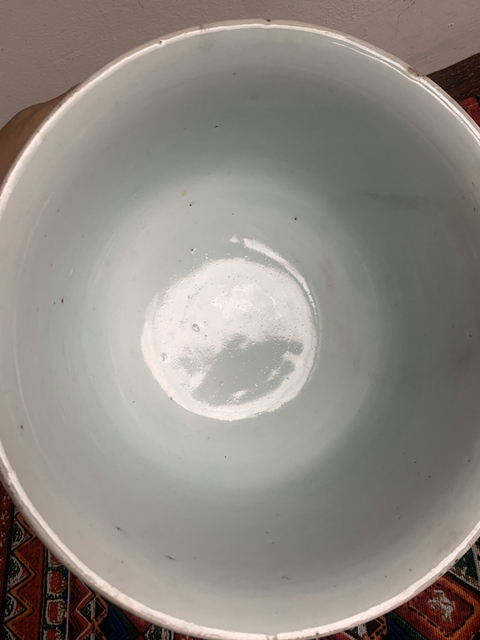 古玩陶瓷豆青釉撇口碗拍賣，當(dāng)前價(jià)格14800元