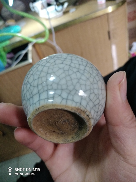 古玩陶瓷哥釉小罐拍賣，當前價格13800元