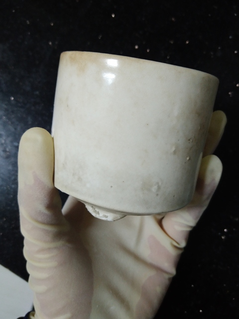 古玩陶瓷白釉香爐拍賣,當前價格800元