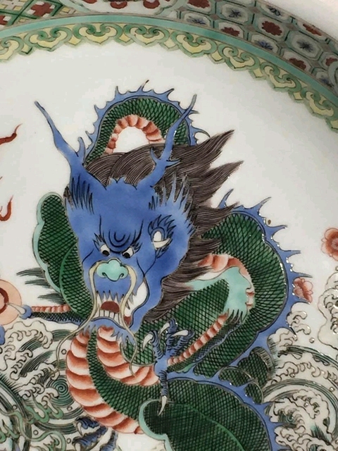 古玩陶瓷五彩將軍罐拍賣，當前價格12500元