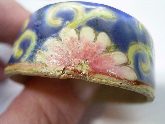 古玩陶瓷粉彩纏枝花卉紋茶葉罐拍賣，當前價格8500元