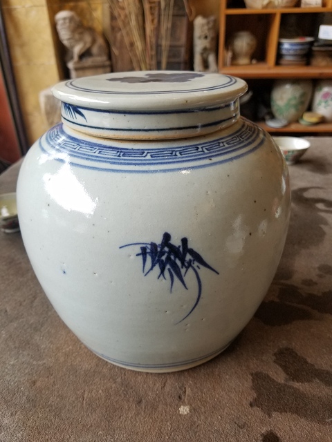 古玩陶瓷青花罐拍賣，當前價格6880元