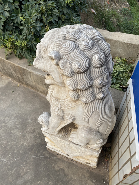 古玩雜項石獅拍賣，當前價格8888元